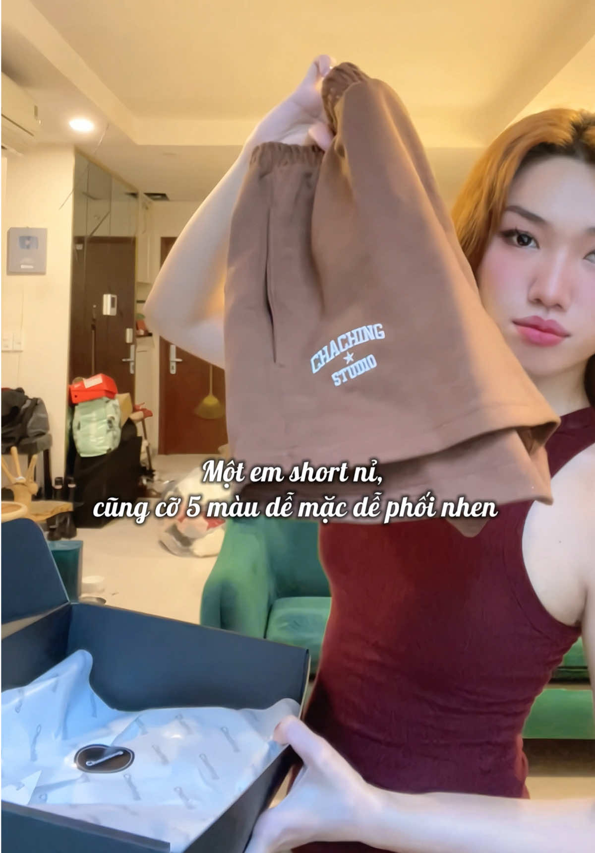 Tính ra đây là em short nỉ thứ 2 trong tủ đồ thui á! #fyp #bapnonriviu #TikTokFashion #quanni #xh #nonchaching #muchaching #quansot #chaching #wearyourluck #onegr 