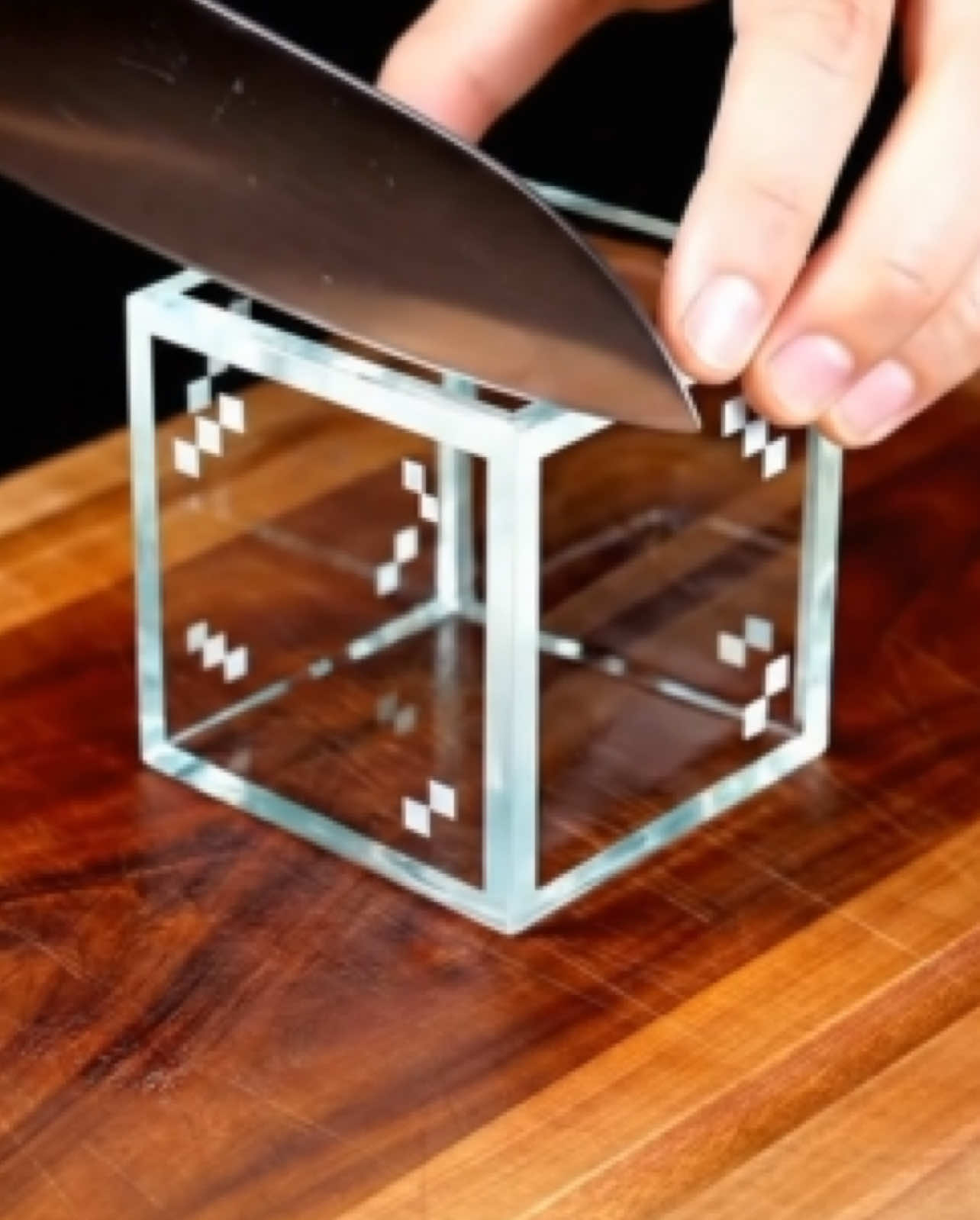 Cutting Minecraft Glass Blocks and more ASMR 3 #aismr #aiasmr #veo3 #glassfruit #satisfying #asmr #cuttingglass #oddlysatisfyingtiktok #Minecraft 