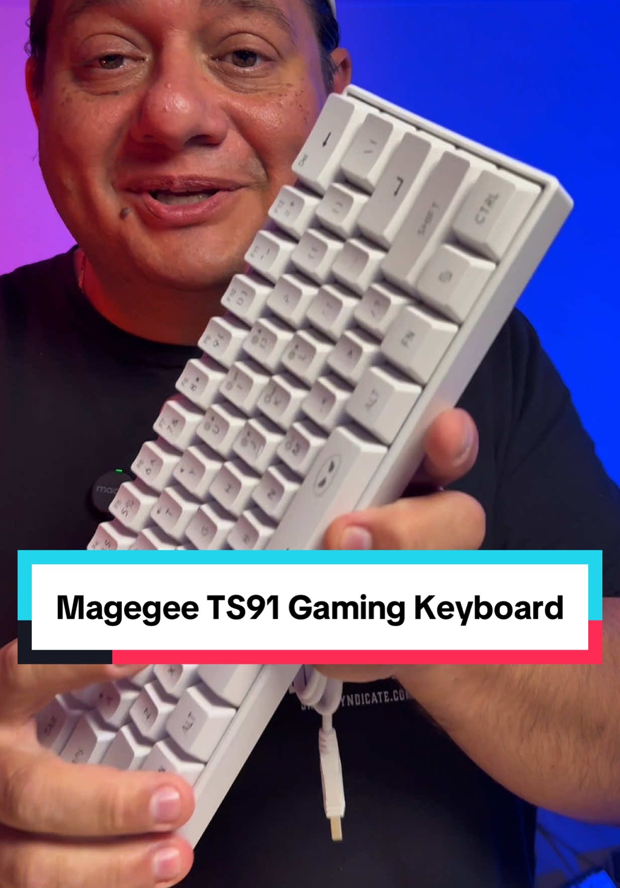 Magegee TS91 Gaming Keyboard Review: Super budget friendly, entry level, quiet gaming keyboard. #tinoreviews #techreview #techreviewer #gadgetreview #techtok #budgettech #keyboard #keyboardreview #keyboardasmr #magegee #magegeets91 #GamingSetup #gamertok 