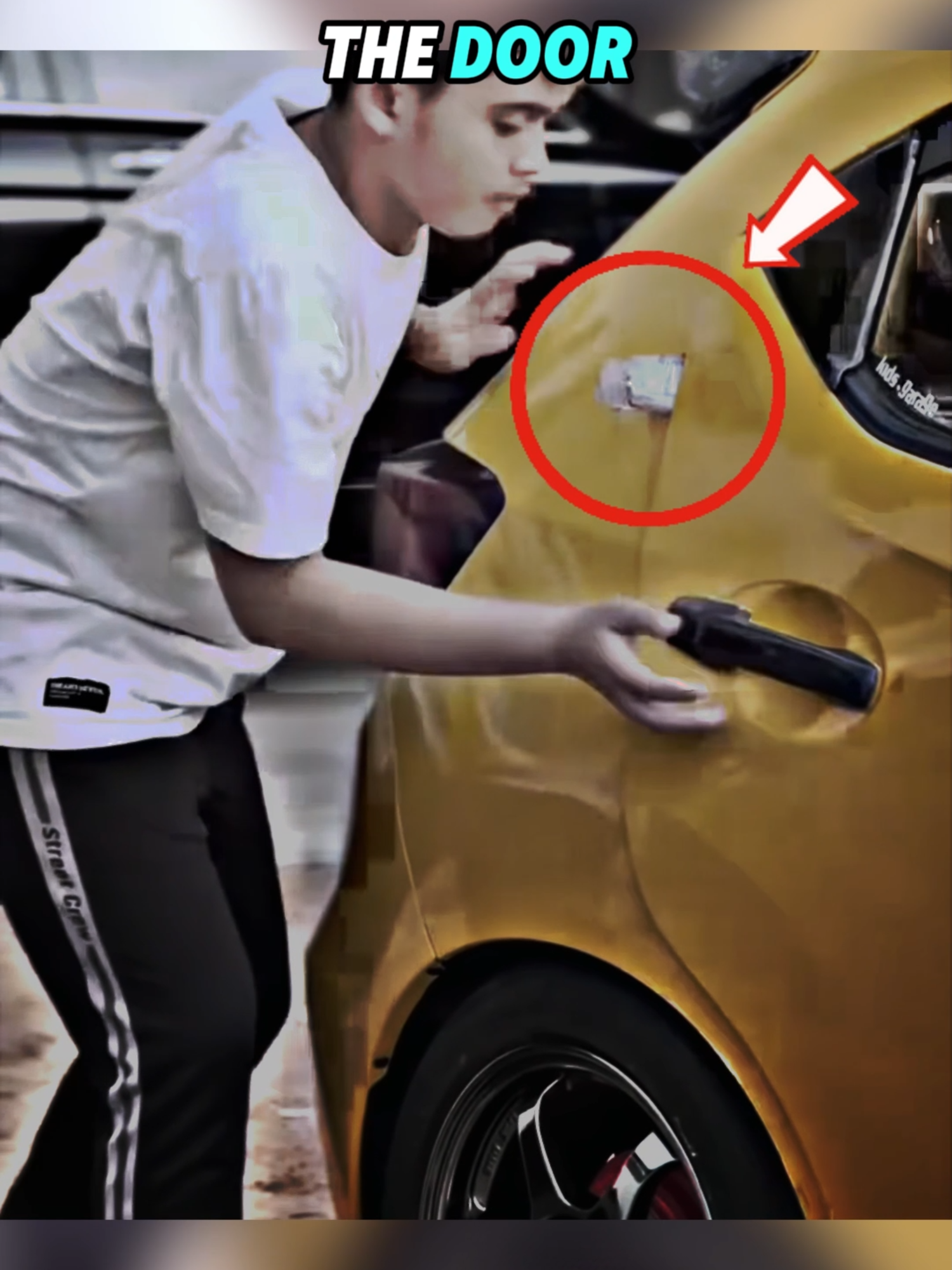 He sneaked into the car to harm her but was discovered. #smartgirl #bekind #socialexperiment #helppeople #goodpeople