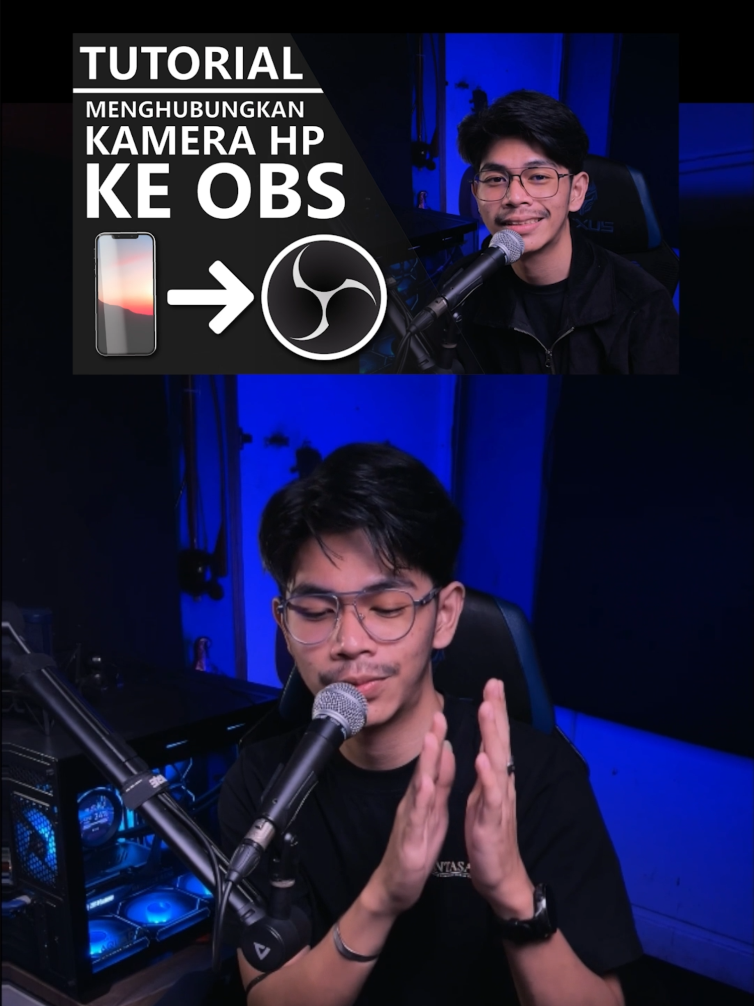 Nih buat temen2 yang selalu nanya soal gimana caranya konekin kamera HP ke PC/Laptop😁 Tonton video full nya di channel YT aku ya guys? jangan lupa Subs jugaa👍🏻✨ #fyp #tutorial #obs #webcam #smartphone