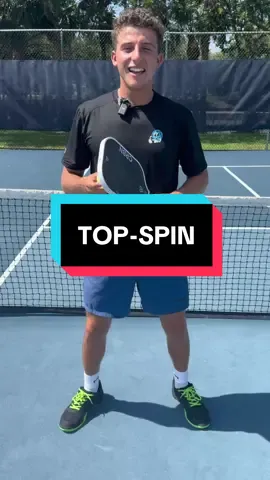 How to hit top-spin in pickleball! 🏆🌪️ 1️⃣ Paddle head down. 2️⃣ On contact, wave ‘hello’ with your wrist. 3️⃣ Finish over your shoulder. #pickleball #pickleballlife #pickleballtiktok #pickleballtips #pickleballaddict #pickleballrocks #pickleballaddiction 