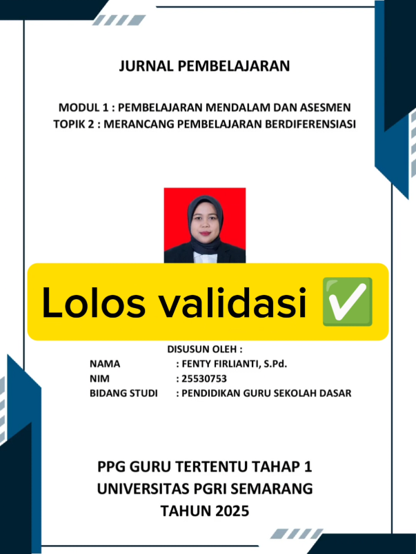 Jurnal Modul 1 : Pembelajaran Mendalam dan Asesmen (Umum) #ppg #ppg2025 #ppgbatch1 #modul1 #jurnal #jurnalppg #jurnalmodul1 #jurnalppg2025 