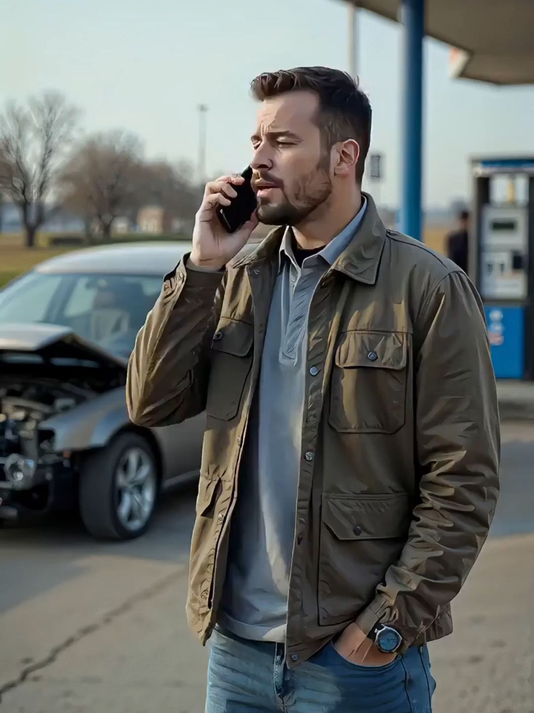 Emergency Call – Car Accident  English Conversation Practice #english #learn #learnenglish #LearnOnTikTok #englishteacher #englishlesson #speak #practiceenglish #beginnersenglish #englishdialogues #caraccident #carcrash #carcrashvideos #emergencycall #caraccidents😥 #caraccidentuk #UK #UnitedKingdom #FYP