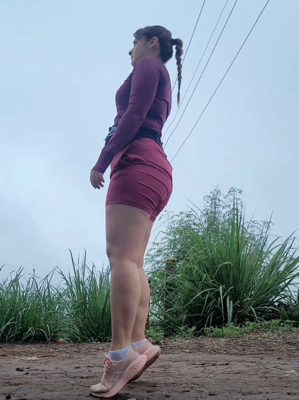 Primera vez corriendo bajo la lluvia 😍#rain #Running #runnergirl #ft #morning #correr 