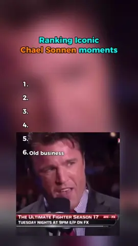 Ranking Iconic Chael Sonnen moments. #ranking #chaelsonnen #funnymoments #UFC #mma #fyp 