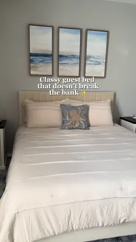 Amazon finds for our affordable guestroom ✨  link in bio for all these items!!  #guestroomdecor #guest #guestroom #homedecor #guestbedroom #bedroom #bedroomdesign #bedroommakeover #affordabledecor #decor #homedecor #Home #bedding 