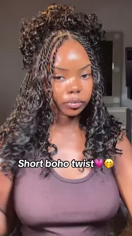 So Obsessed with how this hair turned out 🥹💗💗  Curls extensions from @YWIGS HAIR @YWigs Official  Link in bio😚💗#bohotwists #boho #smalltwist #twisthairstyles #viral_videos #fyp #iloveyouivie 