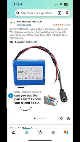 Replying to @Dante it’s uh, all this stuff and some connectors and wire I already had on hand. 