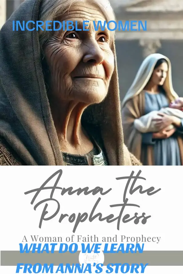 Anna, a prophetess in the Bible, is a powerful example of faithfulness, devotion, and perseverance. Though her story is brief, it carries deep meaning for believers today. We can read about her in Luke 2:36-38. Anna was a widow who dedicated her life to worship, fasting, and prayer in the temple, waiting expectantly for the coming of the Messiah. When she saw baby Jesus, she recognized Him immediately and rejoiced, telling others about Him. Key Details about Anna in Luke's Gospel: Prophetess: Anna is specifically identified as a prophetess, meaning she was believed to have received divine inspiration and communicated messages from God.  Widow: She was widowed after only seven years of marriage and dedicated her life to serving God in the Temple.  Age and Longevity: Luke emphasizes her advanced age, stating she was 84 years old.  Worship and Prayer: Anna spent her time in the Temple, worshiping God with fasting and prayer.  Recognition of Jesus: She recognized Jesus as the Messiah at his presentation in the Temple and spoke about him to others.  Witness of Christ: Her testimony about Jesus to those who were also anticipating the redemption of Jerusalem makes her one of the first witnesses of Christ in Luke's Gospel.  Lessons We Learn from Anna 1. Faithfulness in Waiting Biblical Lesson: Anna waited decades for the fulfillment of God's promise-the coming of the Messiah. Instead of losing hope, she spent her time worshiping God. Modern Comparison: Many people today struggle with waiting-whether it's waiting for answers to prayers, a job, healing, or a breakthrough. Anna teaches us that waiting is not wasted time when we use it to grow closer to God. Like Anna waited for the Messiah, people today wait for prayers to be answered. Her story reminds us to trust God's timing. 2. Devotion to God Biblical Lesson: Anna spent her entire life in worship, fasting, and prayer. She didn't let hardship (like widowhood) turn her away from God. Modern Comparison: In today's world, distractions like social media, work, and entertainment can easily pull people away from a close relationship with God. Anna reminds us that spiritual discipline brings deep joy and peace. Just as Anna spent time in worship, today's believers need to be intentional about prayer, fasting, and studying the Bible. 3. Recognizing God's Presence Biblical Lesson: While many missed the significance of Jesus' birth, Anna recognized Him instantly because she was spiritually attuned. Modern Comparison: Many people today struggle to see God's hand in their lives because they aren't looking for it. When we are prayerful and connected to God, we begin to recognize His work around us. People today feel lost or disconnected from God. Like Anna, we need to open our eyes to see where He is working. 4. Sharing the Good News Biblical Lesson: Anna didn't keep the good news to herself-she immediately told others about Jesus. Modern Comparison: Just as Anna shared Modern Comparison: Just as Anna shared Jesus boldly, we should also share our faith in everyday life-whether at school, work, or online. We don't need to be preachers; we just need to share what Jesus has done for us. Anna didn't keep her joy to herself. In a world where faith can feel countercultural, we need to share God's love and truth with those around us. Though Anna's story is short, her faith and devotion made a huge impact. She reminds us to trust God's timing, stay close to Him, recognize His presence, and share His love with others. Even when life feels uncertain, we can have the same unwavering faith that Anna had. Take a look at my pinned video on TikTok to find out how you can receive my 