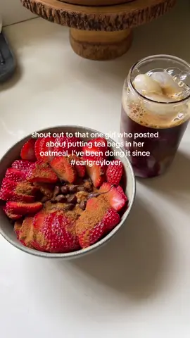 Trust me #earlgrey #oatmeal 