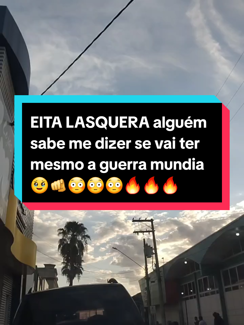 alguém sabe me dizer se vai ter mesmo a guerra mundial