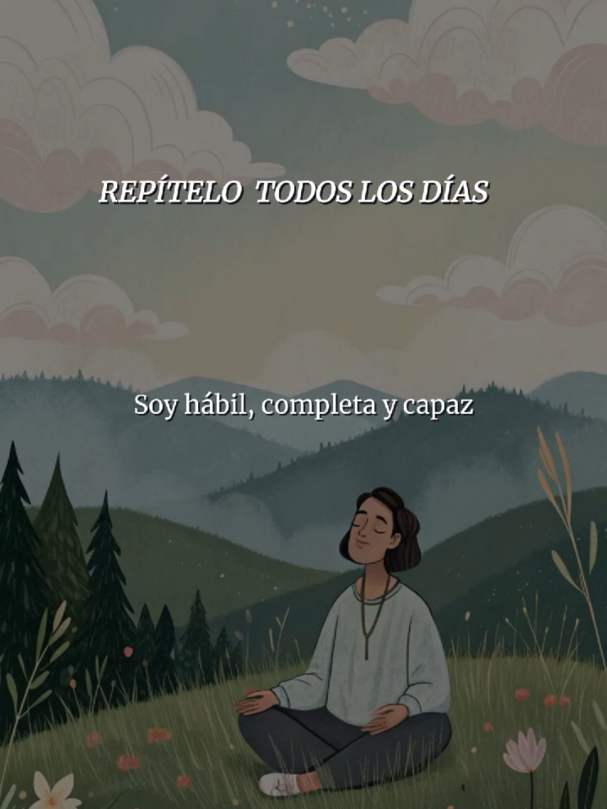 Estas no son solo palabras → son códigos para reprogramar tu mente. Si quieres manifestar abundancia, amor propio y éxito, repete esto conmigo todos los días. ¿Te sumas? Sigueme para más afirmaciones poderosas. #abundancia #manifestar #espiritualidad #manifestacionconsciente #afirmaciones 