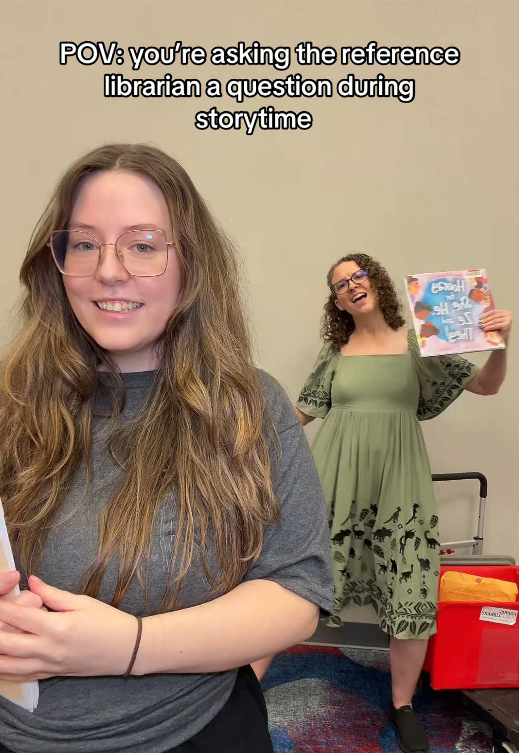 The joy cannot be contained  #yourloveismydrug #librarytok #librarytiktok #childrenslibrarian #librariansoftiktok 