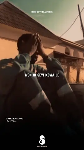Seyi Vibez - CARO & CLARO (Lyrics) #fypp #seyivibez #caro #musiclyrics #loseyi #treanding #lyricsedit #fyp #shotitlyrics 