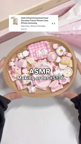 ASMR making Hello kitty iPad case #handmade #DIY #decoden #foryou #fyp #decodencream #asmr #decodencase #sanrio #hellokitty 