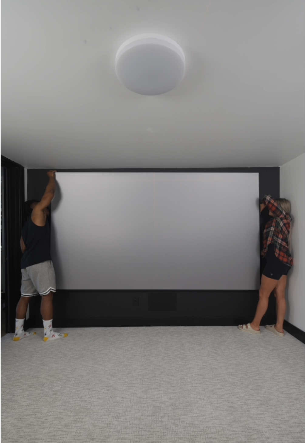making some important home theatre setup upgrades 🍿 #hometheatre #4k #laserprojector #tech #GamingSetup #mediaroom #hometheatresystem #dolbyatmos #dolbytheater #dolbyvision #alr #fresnel #120inchscreen #bigtv #surroundsound #techbymidas #midastech 
