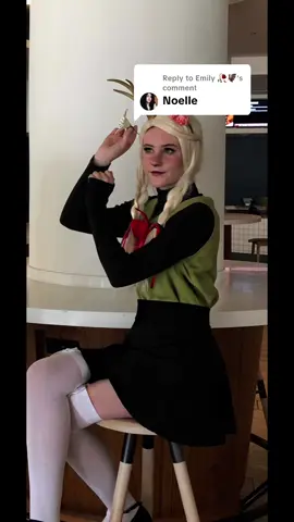 Replying to @Emily 🥀🦇 thought I’d show yall my Noelle cosplay from 2019 I might have to bring her back…