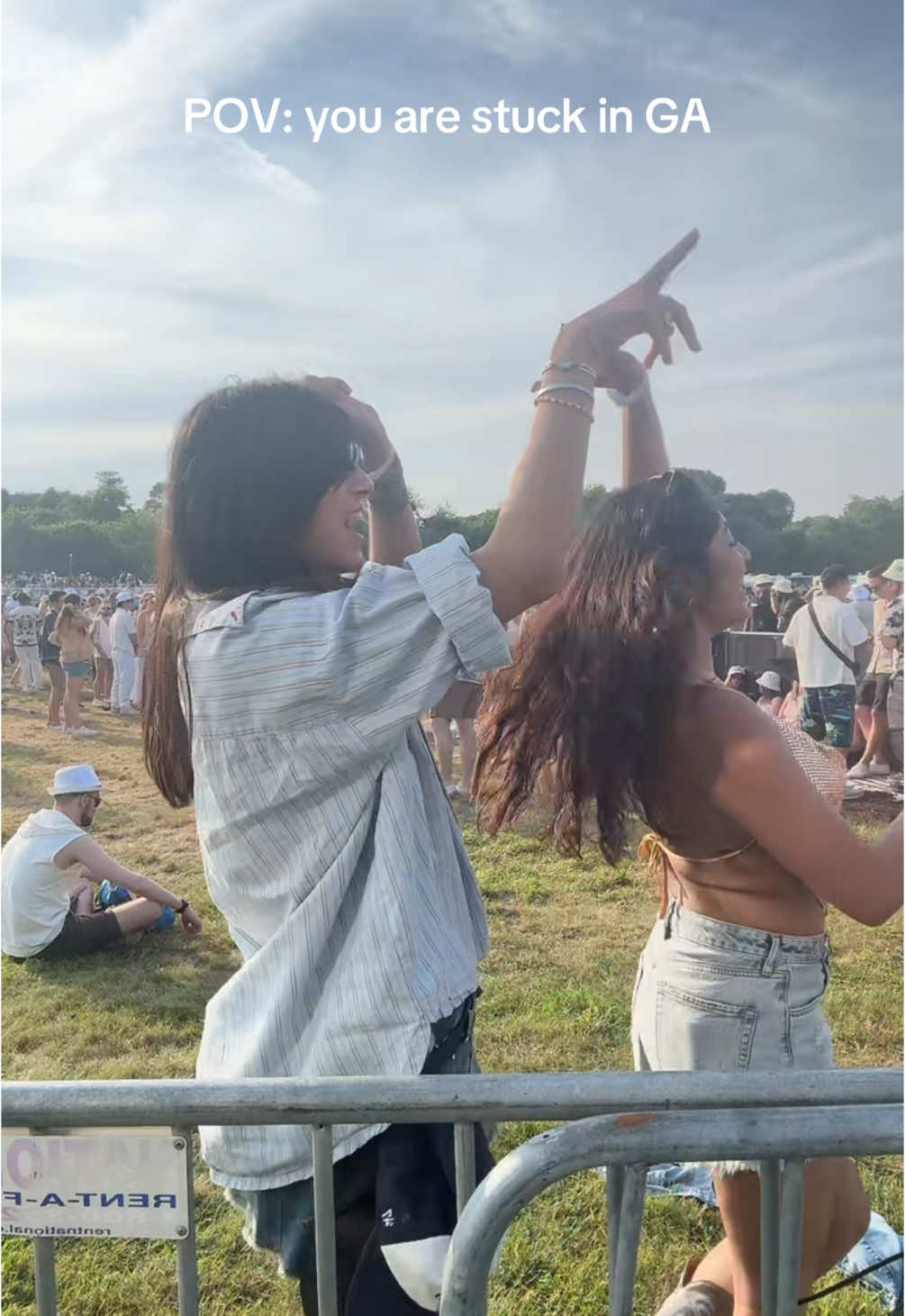 Us at the festival 