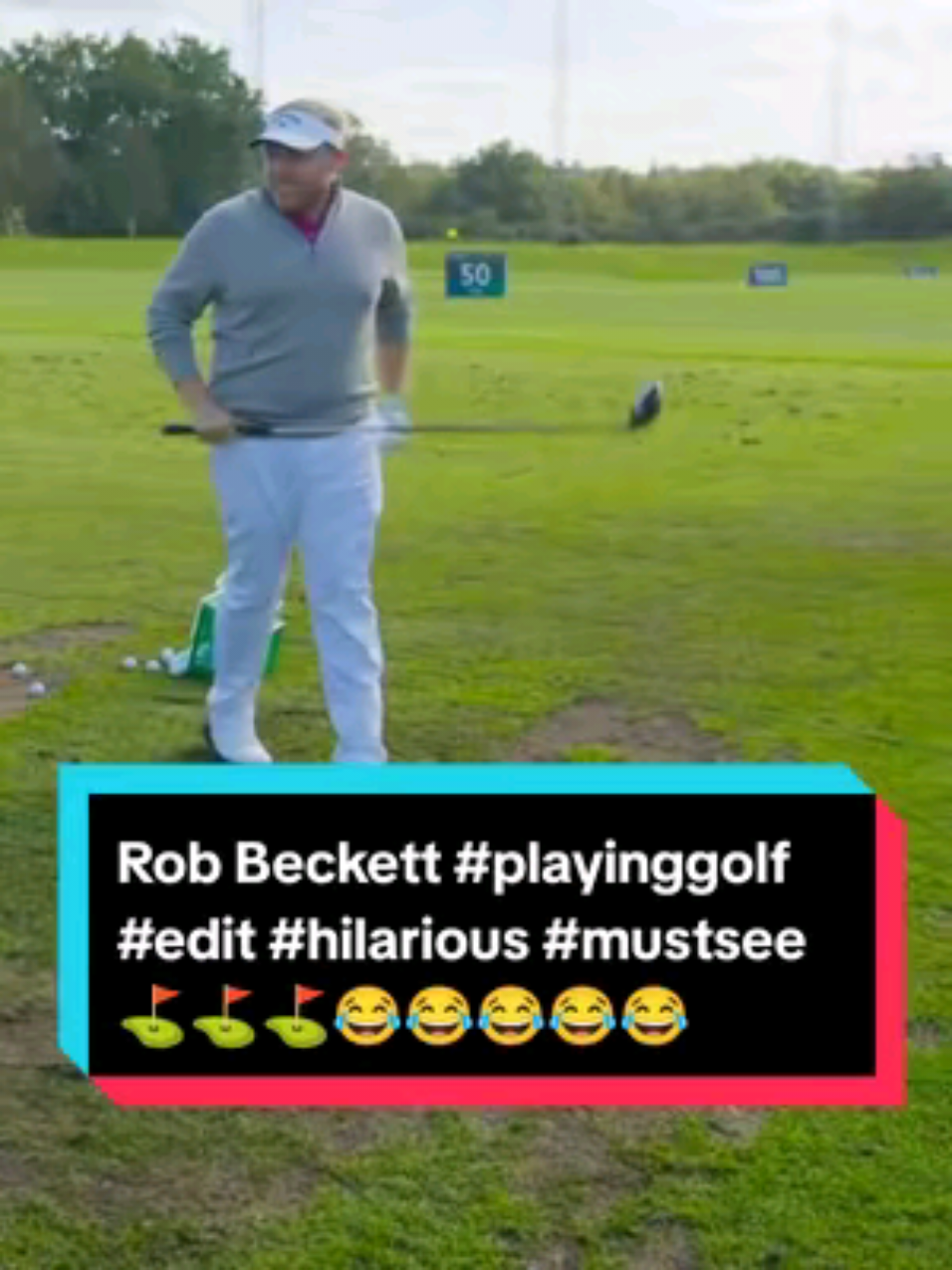 Rob Beckett Golf Fail ⛳😂⛳😂⛳😂 #golf #golftiktok #golftok #golfer #golfswing #golfing #golflife @Sky News @Sky Sports 