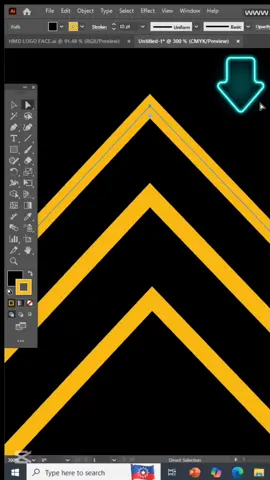 lesson 17✅ Subscribe to my YouTube channel for more tips 💫 Adobe illustrator tips #viral #fyp #garaphicsdesign #illustration #HMD 