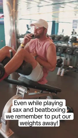 How did our Dave Koz Cruise 2SAXY walk on the MS Oosterdam turn into…a workout sesh? 💪🏋️ Watch 2SAXY - Oosterdam (featuring our friends Alex Bailey on percussion and Carl Wockner beatboxing) on YouTube now to find out!!! Link in bio! 🔗 🎷 - @gracekellymusic & @leopfollowme 🥁 - @teamalexbailey 🎤 - @carlwockner . . . #2saxy #weare2saxy #saxophone #band #altosax #barisax #tenorsax #talentedmusicians #musiciansofinstagram #pentatonic #blues #musicjam #gracekellysaxophone #leopsaxophone #oosterdam #cruise #cruiseship #cruisevacation #2saxyoosterdamn #jazzcruise #davekozcruise 