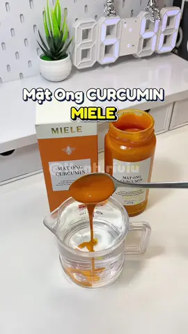 💛 Thanh lọc cơ thể từ bên trong với một thìa mật ong nghệ mỗi sáng.🌞  #matong #matongnghe #curcumin #matongmiele #xh #reviewfood #hottrend 