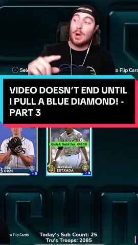 The video doesn't end until I pull a blue diamond👀 (Part 3) #trumanation #MLBTheshow25 #MLB #Baseball #gaming