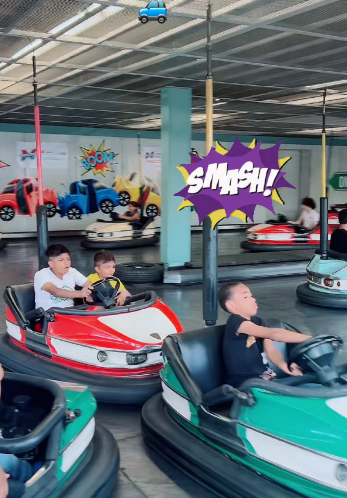 #creatorsearchinsights #fyp #kids #bumpercars #Summer #fun 