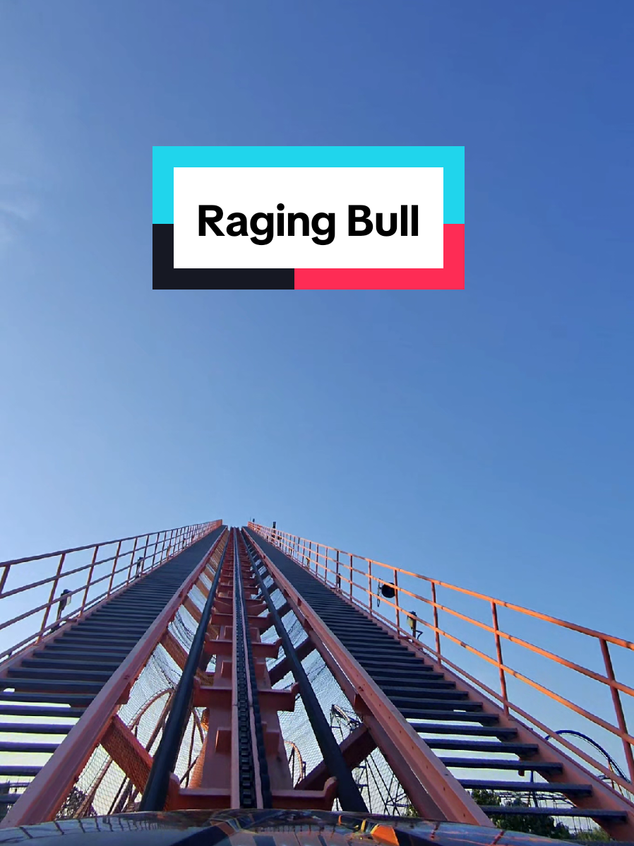 Raging Bull Six Flags. #rollercoaster #sixflags 