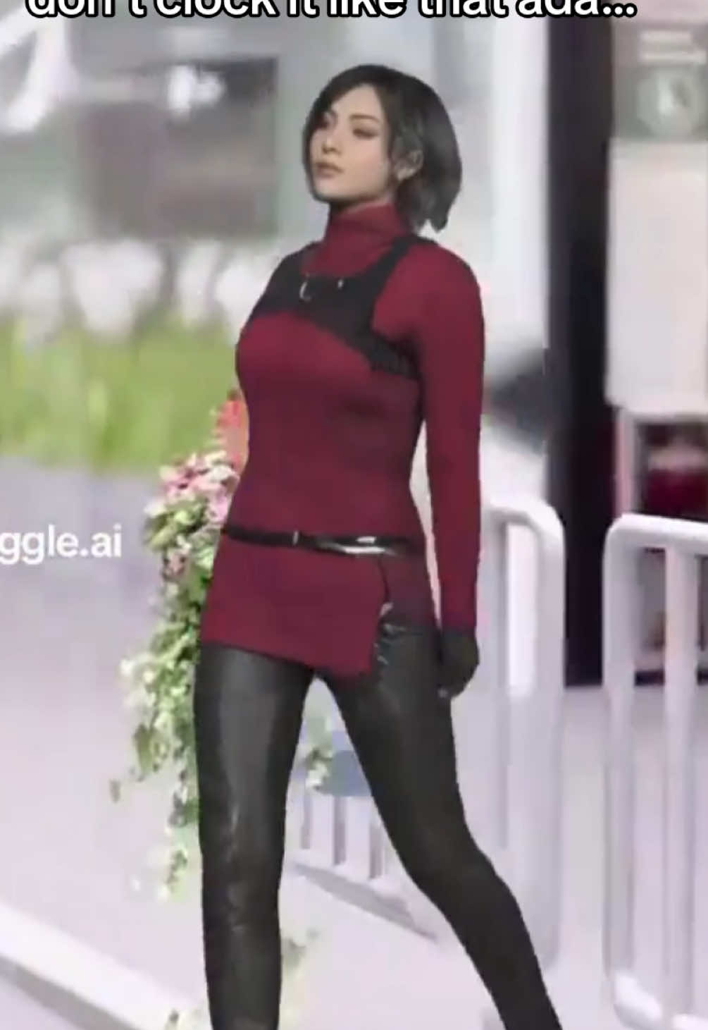 clocked that thing… #teyvattea #deadbydaylight #dbd #adawong #re4 #re2 #residentevil #michaelmyers 