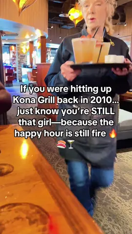 POV: You used to hit up Kona Grill in 2010 and just found out the happy hour is still as good as you remember 😍 We pulled up for happy hour in Dallas and tried the new Summer Menu— ✨ All Day Chicken Brunch 🌶️ Summer Heat Roll 🧀 Crab & Brie Stuffed Salmon 🍹 Piña Rita (10/10) Between the regular + reverse happy hour and the summer specials, Kona Grill is back in rotation! #HappyHourInDallas #DallasEats #KonaGrill #DFWFoodie #FoodieDallas #ReverseHappyHour #GirlsWhoEat #SummerMenuVibes #TikTokEats #creatorsearchinsights 