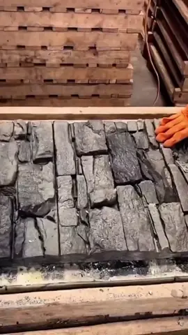 Pembuatan batu alam tiruan😲❗❗❗ #edukasi #informasi #teknologi #proses #batu #alam #batu_alam #teknik #modern #fyp #trending #viral