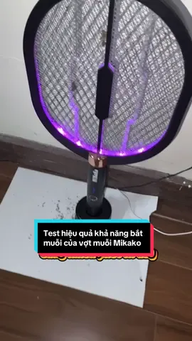Test hiệu quả bắt muỗi của vợt muỗi 3 trong 1 Mikako #votmuoi #denbatmuoi #mikako 
