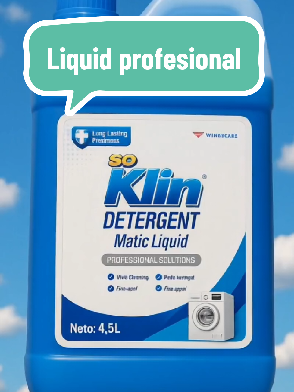 soklin deterjen matic liquid 4.5liter profesional solutions #deterjenliquid #deterjencair #deterjen #soklinmaticliquid #soklin #profesionalsolution 