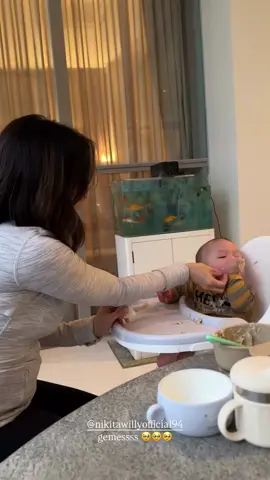 aduaduu makannya lahap benar adek nael #maasyaaallahtabaarakallah ##allahummabaarik #naelidrissadjokosoetono #nikitawilly 