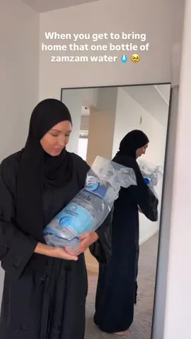 Please tell me I’m not the only one 😅 I don’t even want to use it because I never want it to end. I just want to cherish it and take care of it and have a nice life together lmao  #muslim #zamzam #makkah #alhamdulillah 