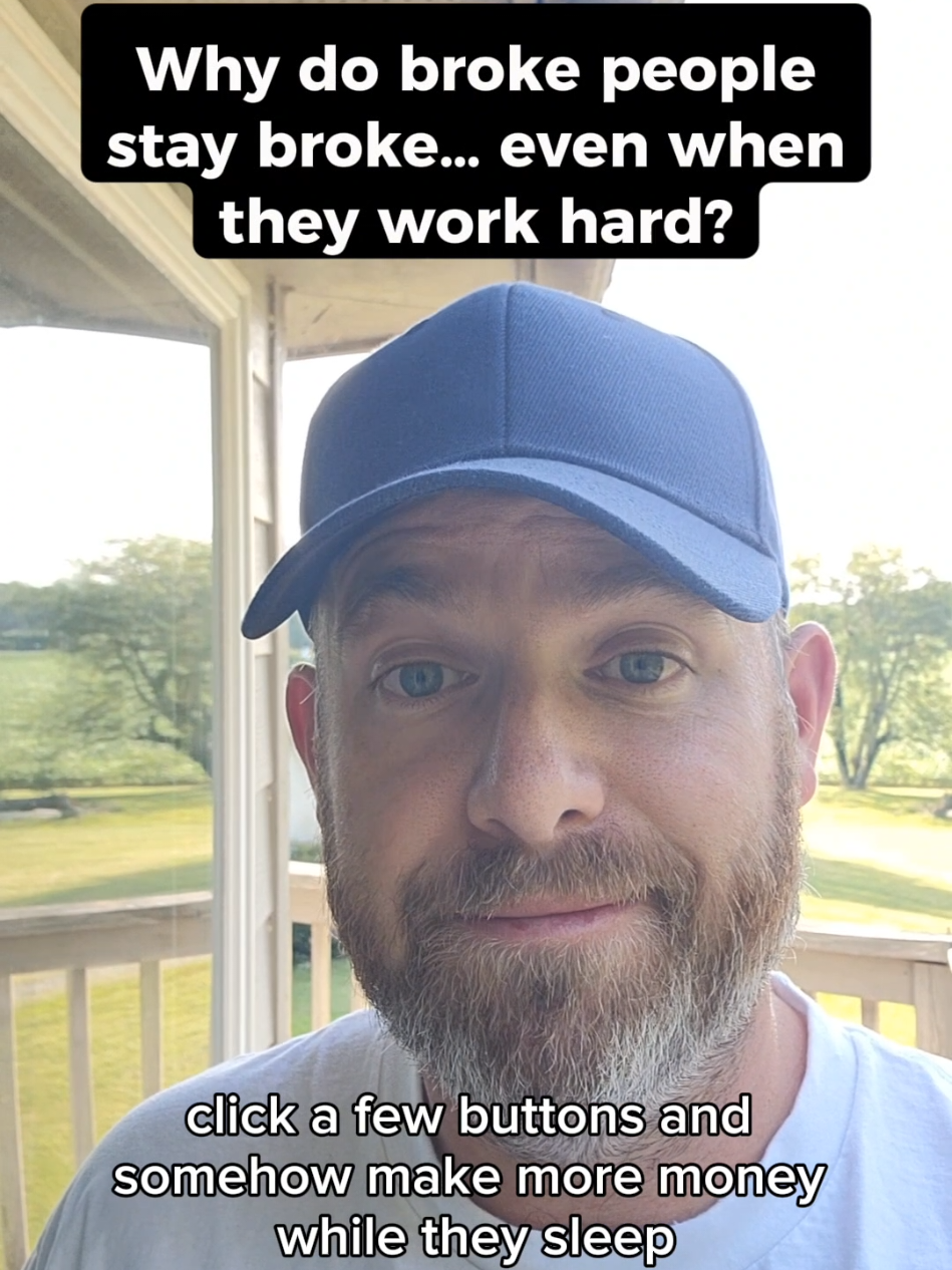 Why do broke people stay broke… even when they work hard? #makemoney #sidehustleforbeginners #passiveincome #sidehustleideas2025 