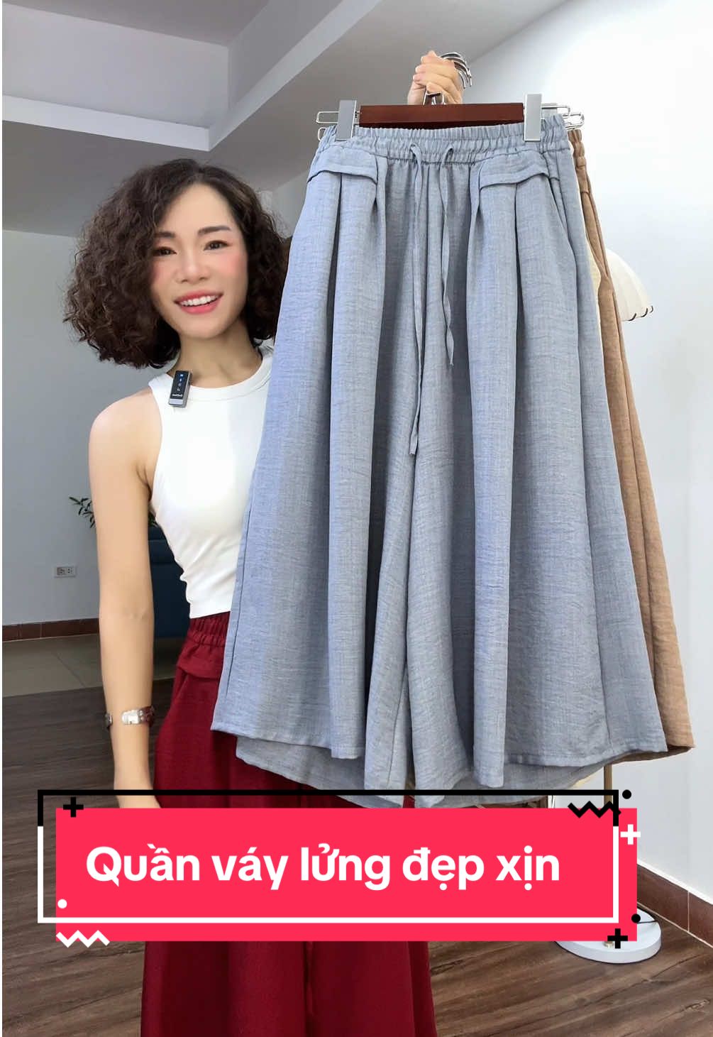 Ui mê cái quần váy lửng. Thiết kế đẹp, may siêu nét , đũi vân mây sang xịn ko nhăn nhé #tiktokviral #xuhuong #quanvay #quanvaylung #quanvayngan #quanongrong #quanongrongnu 