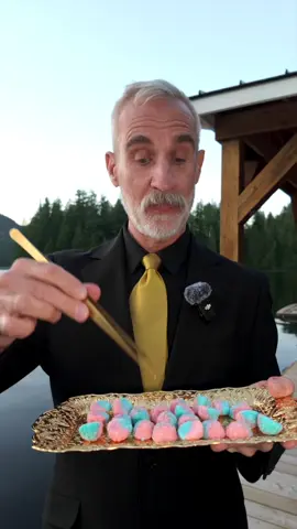 Replying to @jinxsmissingfinger_0 Rrich guy tries cheap supermarket candy at his lake house chalet #asmrcandy #candyasmr #candytok #dollarstorefinds 