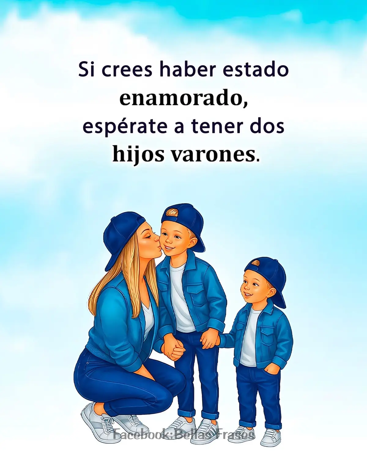 Los hijos son los tesoros más grandes en la vida mis amores mi vida entera 🥰