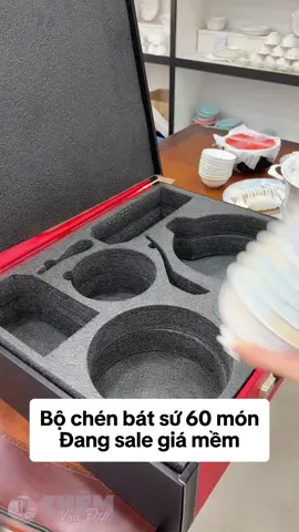 Bộ chén bát sứ 60 món