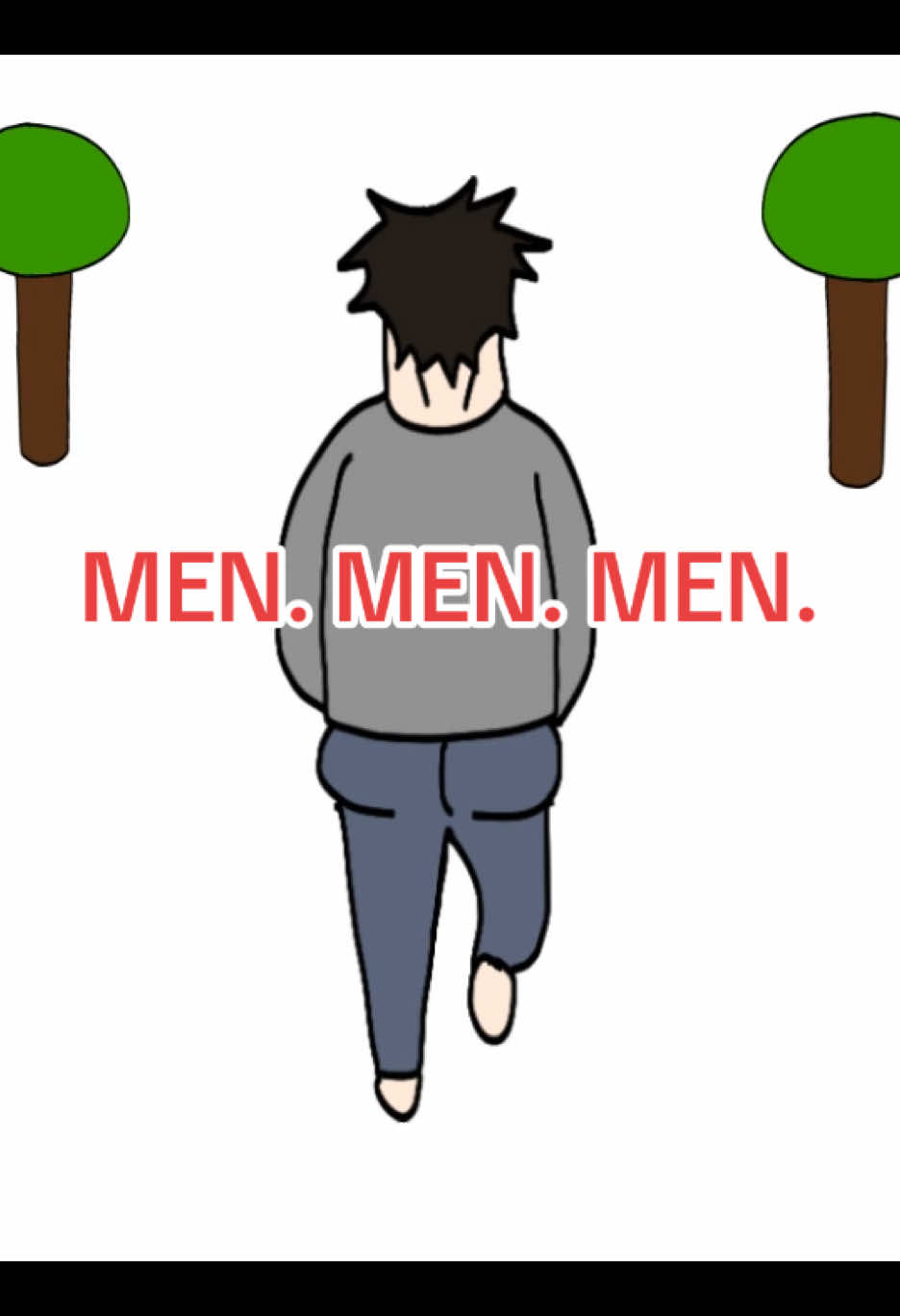 This guy keeps on walking towards me and giving me looks… #menmenmen #men 