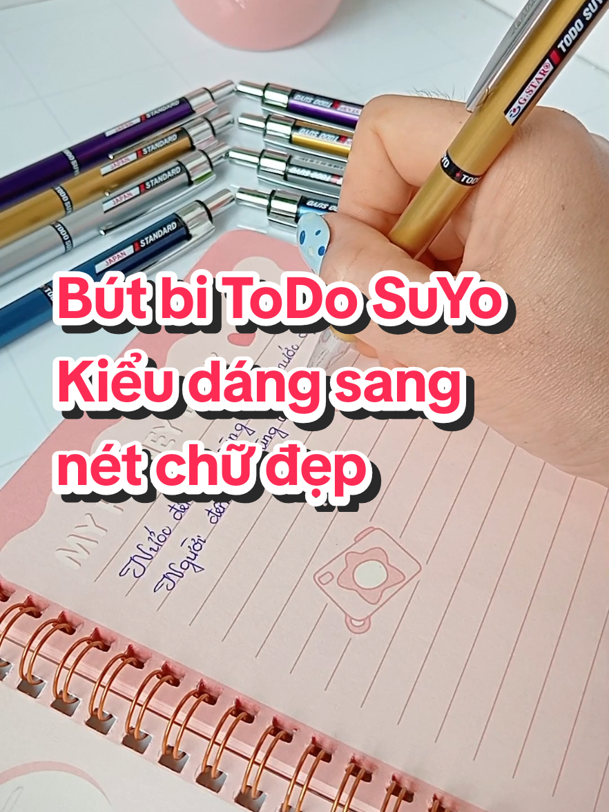 Viết chữ đẹp thì cần một cây bút xịn?không phải đâu chỉ cần cây bút giá bình dân thôi vẫn đẹp  #hashop1707  #but #bút #butbi  #butbibam  #butbitodosuyo  #dungcuhoctap  #vanphongpham 