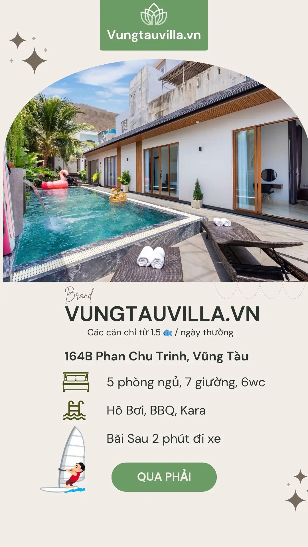 164B Phan Chu Trinh, Vũng Tàu #villavungtau #homestayvungtau  #villavungtaugiare #villabaisau #canhovungtau 