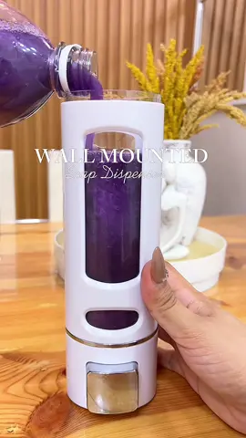 Ang aesthetic netong SOAP DISPENSER  noh.. Ang ganda ang super affordable  lng.. #soapdispenser #wallmounted #homefinds #bathroommakeover #liquidsoapdispenser #kitchenfinds #bathroomfinds #liquiddispenser #aesthetic #spacesaver #KitchenHacks #CapCut 