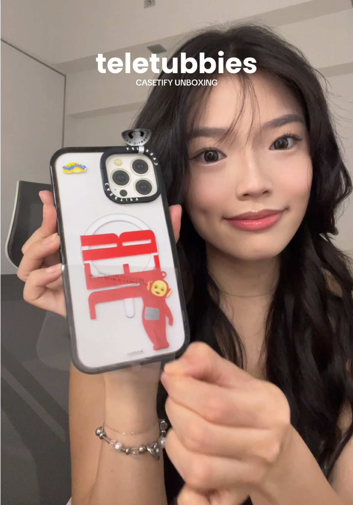 TELETUBBIES CASETIFY UNBOXING!!!!! omgggggg @CASETiFY this collab is so iconic. rip to my dipsy hipper though (i think i didn’t stick it properly) #casetify #teletubbies #unboxing