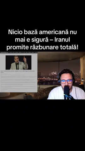 Nicio bază americană nu mai e sigură – Iranul promite răzbunare totală! #fy #fyp #unumihai #america #trump #israel #iran #razboi 