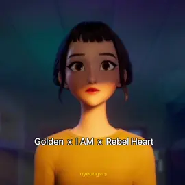 remixed by me btw😋 (use earphones) full version on yt: @nyeongvrs #ive #kpopdemonhunters #kpopdemonhuntersedit #golden #iam #rebelheart 