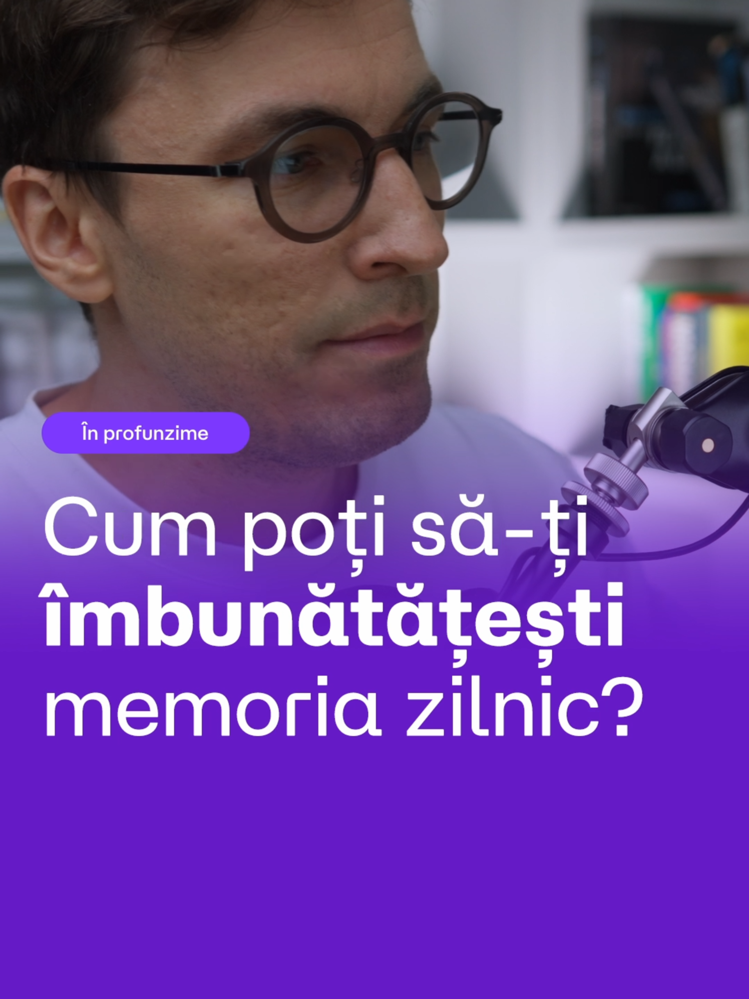 Hai pe YouTube – Doctor Mihail să vorbim despre 10 metode clare și eficiente ca să-ți îmbunătățești memoria. 👨🏼‍⚕️🧠☝🏻 Discutăm simplu, direct și cu soluții despre cauzele uitării lucrurilor banale, riscul de declin cognitiv și cum poți să-ți păstrezi creierul sănătos pe termen lung. Îți arăt concret cum funcționează, de la sport și antrenament cognitiv variat, până la meditația mindfulness, dieta MIND și stimularea auditivă sau olfactivă în timpul somnului. Spor la vizionat! 🎬